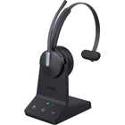 Yealink - Casque sans fil mono WH64 - UC-Le WH64 est un casque sans fil pour la communication professionnelle. Il intègre les modes DECT et Bluetooth, offrant efficacité et flexibilité.