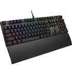 Clavier de jeu ASUS ROG Strix Scope II avec commutateurs mécaniques linéaires ROG NX Snow - Noir-Bouton multifonction et bouton à trois voies pour la lecture multimédia, le volume et l'éclairage du clavier
