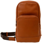 Champs - Sac à bandoulière Onyx - Brun-Fabriqué en cuir de vachette véritable