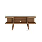 Manhattan Comfort - Meuble TV moderne Utopia 53,14 po - Érable Crème-Meuble TV autoportant de style milieu du siècle moderne pour salon et chambre