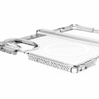ITSKINS - Étui Hybrid_R Hinge Clear avec Magnets pour Samsung Galaxy Z Fold8-Défense antimicrobienne contre les germes