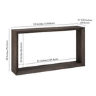 Hudson&Canal - Console Osmond 55" L - Brun aulne-9