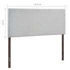 Modway - Region Tissu rembourré Tête de lit King, Gris ciel-Un design élégant et expansif