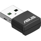ASUS - Adaptateur USB Wi-Fi double bande Nano V2 AX1800-Ultra-haute efficacité – Permet une transmission plus rapide dans les environnements à haute densité grâce à OFDMA, MU-MIMO et BSS Coloring