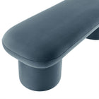 Modway - Orla Performance Velvet Banc - Cadet Blue-9