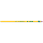 Ticonderoga - Crayons de bois - Extra Tendre - #1 B - Jaune - Paquet de 12-Gomme à effacer sans latex
