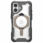 UAG - Coque Plasma XTE robuste avec MagSafe pour iPhone 16 - Grise/Titane-Support intégré