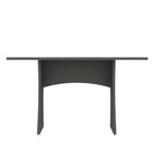 Manhattan Comfort - Table à manger Coney 135 cm style mid-century moderne - Gris-Mélangez et assortissez avec les chaises et bancs de salle à manger Manhattan Comfort