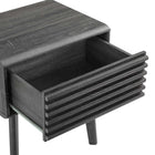 Modway - Render Table d’appoint, Fusain-Stratifié lisse à grain de bois