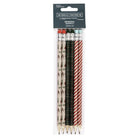 General Supply Goods + Co - Crayons à motif - Paquet de 6-Barillet en bois