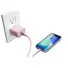 Scosche - câble de recharge USB-C à USB-C 6 pi avec enrouleur de câble - rose-Supporte la recharge et les transferts rapides