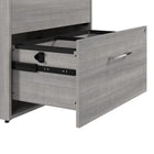 Bush Business Furniture - Hustle Classeur latéral à 2 tiroirs, gris platine (HUF130PG)-Une seule serrure sécurise les deux tiroirs pour protéger les dossiers contenant des informations sensibles ainsi que les matériaux et équipements de valeur