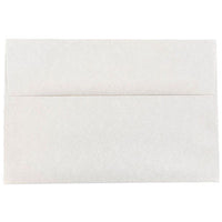 JAM Paper Enveloppes d'invitation parchemin A8 - 5,5 x 8,125 po - Gris étain recyclé - paquet de 50-Couleur : gris étain, Les enveloppes présentent une finition parchemin marbré pour une touche élégante