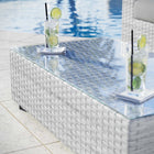 Modway - Convene Terrasse extérieure Table basse - Gris clair-7