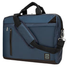 Vangoddy - Adler Sac messager pour ordinateur portable jusqu'à 15,6 po - Bleu marine-Mallette de transport/sac pour ordinateur portable polyvalente 2 en 1, idéale pour le travail, l'école et un usage quotidien. Peut être converti en sac messager CrossBody ou simplement en sac de transport (porte-documents)
