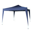 Dura Housewares - abris soleil pliant Stadium - 10 x 10' - Bleu-Auvent et housse en polyester