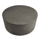 Modway - Brion Rond intérieur - Terrasse extérieure Béton Table basse - Gris-7