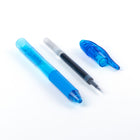 Pentel - EnerGel-X Rétractable Stylo à Encre Gel - (0,5mm) Pointe Aiguille - Encre Bleu Ciel-Utilise la recharge EnerGel LRN5