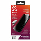 ZAGG - Protection d'écran avec filtre de confidentialité 4-Way en verre Elite InvisibleShield XTR pour iPhone 17-Écran propre et sans taches : le traitement de surface ClearPrint  disperse l'huile du bout de vos doigts, rendant les traces de doigts presque invisibles lorsque votre écran est allumé