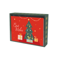 Pierre Belvedere -  Cartes de Noël - Sous Le Sapin - Anglais - Paquet de 20-Cartes et enveloppes de haute qualité pour la saison des fêtes