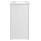 Modway - Maybelle 24" Vanette de salle de bain - Blanc blanc-Assemblée requise