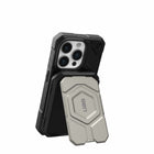 UAG - Portefeuille Magnétique avec Béquille MagSafe, Noir/Titane-Cartes non exposées en mode béquille