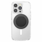PopSockets - PopGrip pour MagSafe rond avec anneau adaptateur Triangle Knurled Black-Permet une utilisation mains libres avec les PopMounts. Compatible avec tous les supports actuellement disponibles.