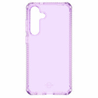 ITSKINS - Coque Transparente Spectrum_R pour Samsung Galaxy S24 - Violet Clair-Testé en cas de chute de 3 m / 10 pieds