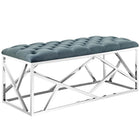 Modway - Intersperse Banc - Bleu de mer-Lit ou banc de salon moderne