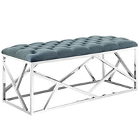 Modway - Intersperse Banc - Bleu de mer-Lit ou banc de salon moderne