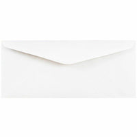 Jam Paper - Enveloppes commerciales n° 11, 4 1/2 po H x 10 3/8 po l, Blanches, Paquet de 50-Enveloppes blanches