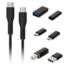 Helix - Kit adaptateur USB universel 60 W avec 6 adaptateurs-Alimentation haute vitesse