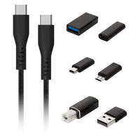 Helix - Kit adaptateur USB universel 60 W avec 6 adaptateurs-Alimentation haute vitesse