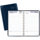 AT-A-GLANCE - Carnet de rendez-vous scolaire de bureau quotidien 2024-2025 - 4 7/8 po x 8 po - assorties - bilingue-Format de page : 4 7/8 po x 8 po