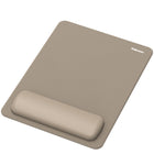 Fellowes - Repose-poignet pour souris Breyta XL avec coussin HEX - Sable-Le repose-poignet doux au toucher, doté d’un revêtement antipoussière, offre un fini haut de gamme et une expérience de navigation fluide