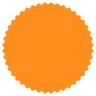 JAM Paper - Rouleaux d'étiquettes standard - Burst - joint de 2 -25 pouces - orange fluo - 125 étiquettes/rouleau-Taille : Burst (2,25 pouces) | Les étiquettes imprimables sont faciles à créer et à personnaliser.