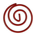 JAM Paper - Trombones circulaires - trombones ronds - rouges - paquet de 50-Quantité : 50 par boîte | Emballé dans une boîte transparente réutilisable pour garder votre bureau ou votre tiroir de bureau organisé