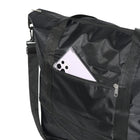 Nicci - Sac extensible Travel Weekender Duffel - Noir -Poche intérieure zippée et poches intérieures fendues