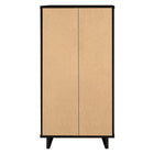 Manhattan Comfort - Granville commode moderne haute étroite et standard - noir - ensemble de 2-Assemblage à domicile requis Tout le matériel inclus