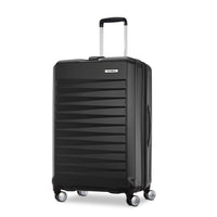 Samsonite - Quest-X Spinner Moyen Extensible - 27.5 po - Noir-Fabriqué en polycarbonate, un matériau très résistant aux chocs, solide et léger