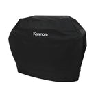 Kenmore - Housse pour barbecue au gaz de 56 po - Noir-Les fentes de ventilation et les bandes de fermeture aident à maintenir la housse en place, même par temps venteux.