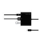 ALOGIC - Adaptateur multiport USB-C 4K HDMI avec alimentation 60 W-Compatible avec les périphériques USB 3.1