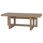 Hudson&Canal - Table basse rectangulaire Breslow 47" L - Chêne gris vieilli-Le plateau de table a une capacité de poids de 60 lb