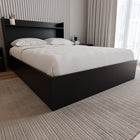 Nexera - Lit de rangement à deux tiroirs Hunter, Noir-Warranty Included: Rest easy with a one-year warranty included, providing added assurance for a stylish and functional upgrade to your bedroom