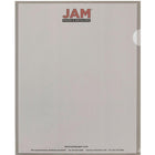 JAM Paper - Pochettes en plastique - 9 po x 12 po - gris fumée - Paquet de 12-Taille : 9 x 11,5 pouces (convient aux documents standard)