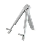 NuTech - iPad multifonctionnel Support pour téléphones, tablettes et laptops - Argenté-Permet d’afficher la tablette en modes portrait et paysage