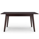 Modway - Oracle Rectangle de 59 po Table à manger, Cappuccino-Pieds en bois effilés