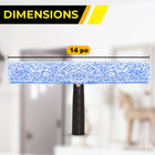 Gritt Commercial - Lave-vitres pivotant robuste de 14 po - Usage commercial - Lot de 2-Idéal pour un nettoyage intensif des vitres