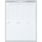 Hilroy - Cahier Mid Century – 10 1/2 po H x 8 po l – 160 pages – Motif diamant-Taille : 26, 7 cm x 20,3 cm (10 1/2 po x 8 po)