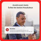 McAfee - Mobile Security Logiciel antivirus pour 1 appareil (Android/iOS) - abonnement d'un an avec renouvellement automatique [téléchargement]-Connectez-vous en toute sécurité aux réseaux Wi-Fi publics grâce à notre VPN intégré.